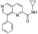 N-CYCLOPROPYL-8-PHENYL-1,6-NAPHTHYRIDINE-2-CARBOXAMIDE 结构式