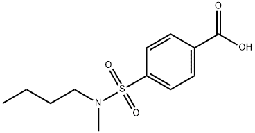 4-([BUTYL(METHYL)AMINO]SULFONYL)BENZOIC ACID 结构式