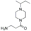 3-AMINO-1-(4-SEC-BUTYL-PIPERAZIN-1-YL)-PROPAN-1-ONE 结构式