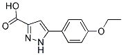 5-(4-ETHOXY-PHENYL)-1H-PYRAZOLE-3-CARBOXYLIC ACID 结构式