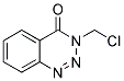 3-(CHLOROMETHYL)-1,2,3-BENZOTRIAZIN-4(3H)-ONE 结构式