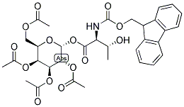 TETRA-O-ACETYL-ALPHA-D-GAL-FMOC-THR 结构式