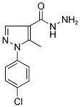 1-(4-CHLORO-PHENYL)-5-METHYL-1H-PYRAZOLE-4-CARBOXYLIC ACID HYDRAZIDE 结构式