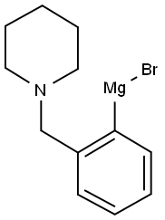 2-[(1-PIPERIDINO)METHYL]PHENYLMAGNESIUM BROMIDE 结构式