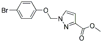 1-(4-Bromo-phenoxymethyl)-1 H-pyrazole-3-carboxylic acid methyl ester 结构式