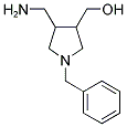 (4-AMINOMETHYL-1-BENZYL-PYRROLIDIN-3-YL)-METHANOL 结构式