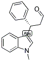 (3S)-(+)-3-(1-甲基吲哚-3-基)-3-苯基丙醛 结构式