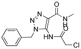 1-BENZYL-5-[(2-CHLOROACETYL)AMINO]-N'-4'-METHYL-1H-1,2,3-TRIAZOLE-4-CARBOXAMIDE 结构式