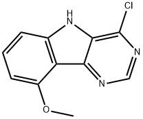 1-CHLORO-5-METHOXY-9H-2,4,9-TRIAZA-FLUORENE 结构式