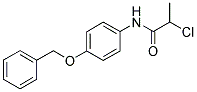 N-[4-(BENZYLOXY)PHENYL]-2-CHLOROPROPANAMIDE 结构式