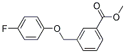 3-(4-FLUORO-PHENOXYMETHYL)-BENZOIC ACID METHYL ESTER 结构式