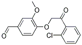 4-[2-(2-CHLORO-PHENYL)-2-OXO-ETHOXY]-3-METHOXY-BENZALDEHYDE 结构式