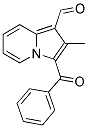 3-BENZOYL-2-METHYL-INDOLIZINE-1-CARBALDEHYDE 结构式