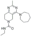 4-AZEPAN-1-YL-N-ETHYL-2-METHYL-7,8-DIHYDROPYRIDO[4,3-D]PYRIMIDINE-6(5H)-CARBOXAMIDE 结构式