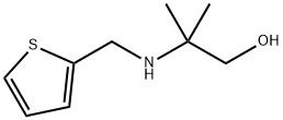2-METHYL-2-((THIEN-2-YLMETHYL)AMINO)PROPAN-1-OL 结构式