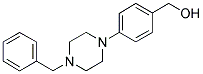 [4-(4-BENZYL-PIPERAZIN-1-YL)-PHENYL]-METHANOL 结构式