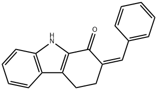 2-[(Z)-PHENYLMETHYLIDENE]-4,9-DIHYDRO-1H-CARBAZOL-1(3H)-ONE 结构式
