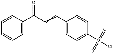 4-(3-OXO-3-PHENYL-PROPENYL)-BENZENESULFONYL CHLORIDE 结构式