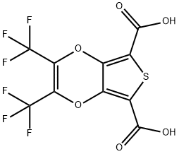 2,3-BIS-TRIFLUOROMETHYL-THIENO[3,4-B][1,4]DIOXINE-5,7-DICARBOXYLIC ACID