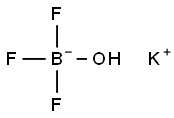 Potassium trifluorohydroxyborate 结构式
