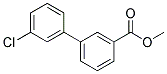 METHYL 3'-CHLORO[1,1'-BIPHENYL]-3-CARBOXYLATE 结构式