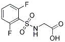 2-([(2,6-DIFLUOROPHENYL)SULFONYL]AMINO)ACETIC ACID 结构式