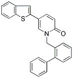 5-(1-BENZOTHIEN-2-YL)-1-(1,1'-BIPHENYL-2-YLMETHYL)PYRIDIN-2(1H)-ONE 结构式