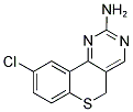 9-CHLORO-5H-THIOCHROMENO[4,3-D]PYRIMIDIN-2-AMINE 结构式