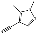 1,5-二甲基-4-吡唑甲腈 结构式