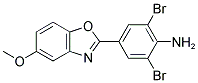 2,6-DIBROMO-4-(5-METHOXY-1,3-BENZOXAZOL-2-YL)ANILINE 结构式