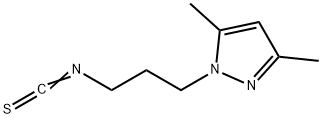 1-(3-ISOTHIOCYANATO-PROPYL)-3,5-DIMETHYL-1H-PYRAZOLE 结构式