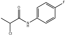 丙酰胺,N-(4-氟苯基)-2-氯- 结构式