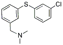 N-(3-[(3-CHLOROPHENYL)SULFANYL]BENZYL)-N,N-DIMETHYLAMINE 结构式