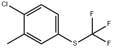 1-CHLORO-2-METHYL-4-TRIFLUOROMETHYLSULFANYL-BENZENE 结构式