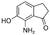 7-AMINO-6-HYDROXY-1-INDANONE 结构式