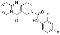N-(2,4-DIFLUOROPHENYL)-11-OXO-4,11-DIHYDRO-1H-DIPYRIDO[1,2-A:4',3'-D]PYRIMIDINE-2(3H)-CARBOXAMIDE 结构式