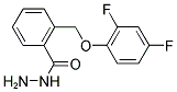 2-(2,4-DIFLUORO-PHENOXYMETHYL)-BENZOIC ACID HYDRAZIDE 结构式