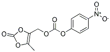 (5-METHYL-2-OXO-1,3-DIOXOL-4-EN-4-YL)METHYL P-NITROPHENYL CARBONATE 结构式