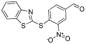4-(BENZOTHIAZOL-2-YLSULFANYL)-3-NITRO-BENZALDEHYDE 结构式