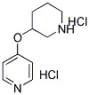 4-(PIPERIDIN-3-YLOXY)PYRIDINE DIHYDROCHLORIDE 结构式