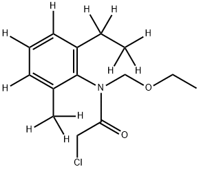 乙草胺-D11 结构式