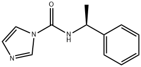 N-[(S)-(-)-1-PHENYLETHYL]IMIDAZOLE-1-CARBOXAMIDE 结构式