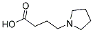 4-PYRROLIDIN-1-YL-BUTYRIC ACID 结构式