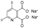 PYRIDINE-2,3-DICARBOXYLIC ACID-D2 DISODIUM SALT 结构式