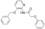 N-(3-(PHENYLMETHOXY)(2-PYRIDYL))-2-PHENOXYETHANAMIDE 结构式