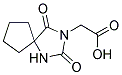 (2,4-DIOXO-1,3-DIAZASPIRO[4.4]NON-3-YL)ACETIC ACID 结构式
