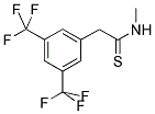 N-METHYL 2-[3,5-BIS(TRIFLUOROMETHYL)PHENYL]THIOACETAMIDE 结构式
