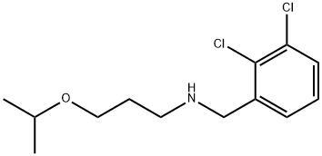 (2,3-DICHLORO-BENZYL)-(3-ISOPROPOXY-PROPYL)-AMINE 结构式