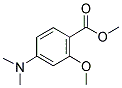 4-DIMETHYLAMINO-2-METHOXYBENZOIC ACID METHYL ESTER 结构式