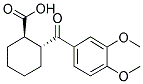TRANS-2-(3,4-DIMETHOXYBENZOYL)CYCLOHEXANE-1-CARBOXYLIC ACID 结构式